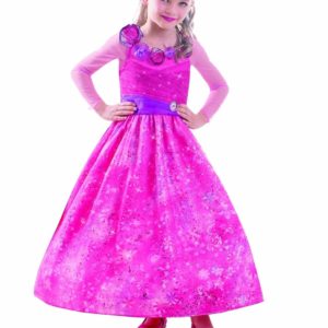 Amscan BA105 Rock & Royals Barbie Kleid - Rosa - 3-5 Jahre