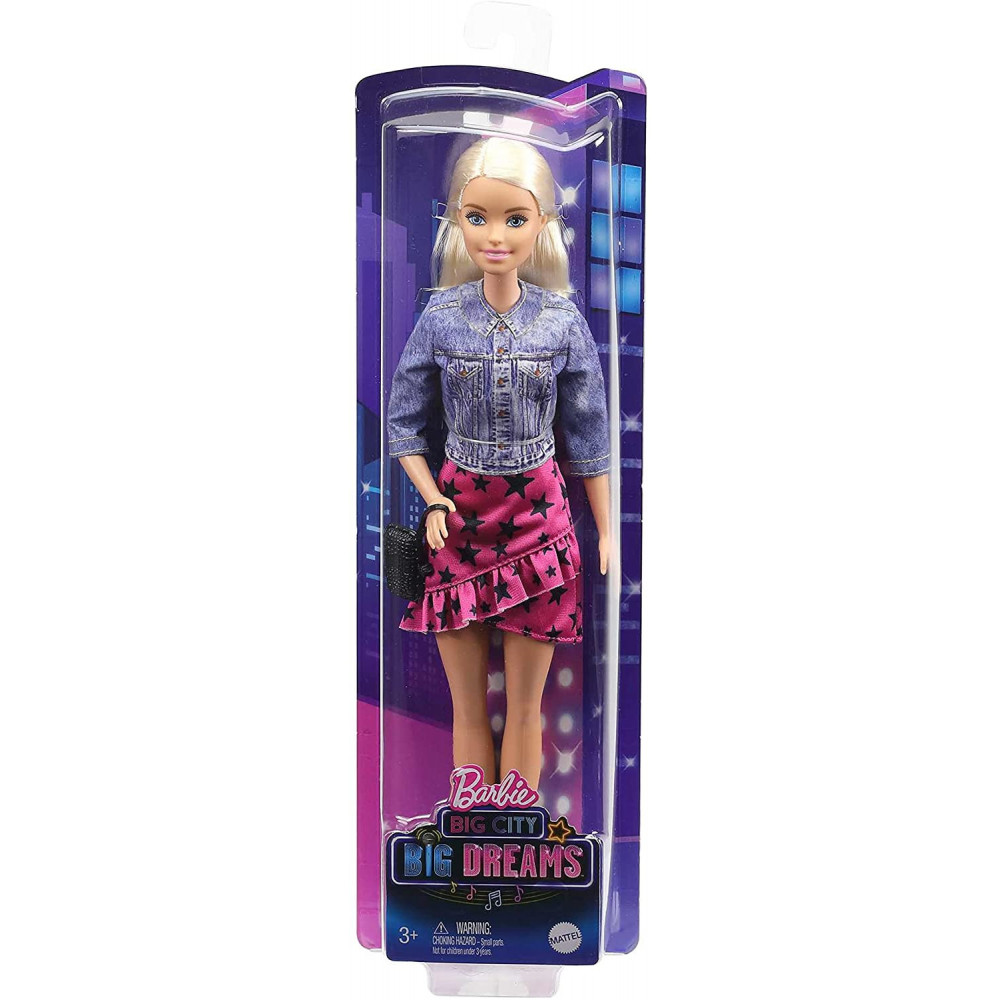 Barbie Carriere con Abiti a Sorpresa, Bambola Bionda con 2 Vestiti e  Accessori da Scoprire, per Bambini 3+ Anni, GFX84 - DF Toys & Games